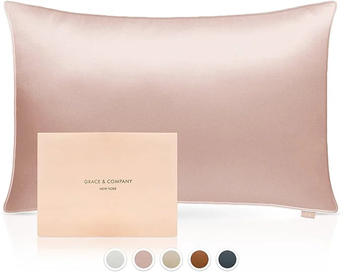 Next-Generation Grace Company Silky Satin Pillowcase Easy-to-Use
