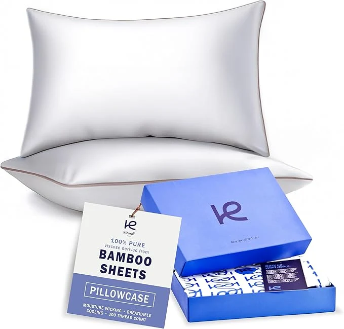 Trusted Kickoff Viscose Bamboo Pillowcase Organic Hidden Zippered Viscose Bamboo Luxury