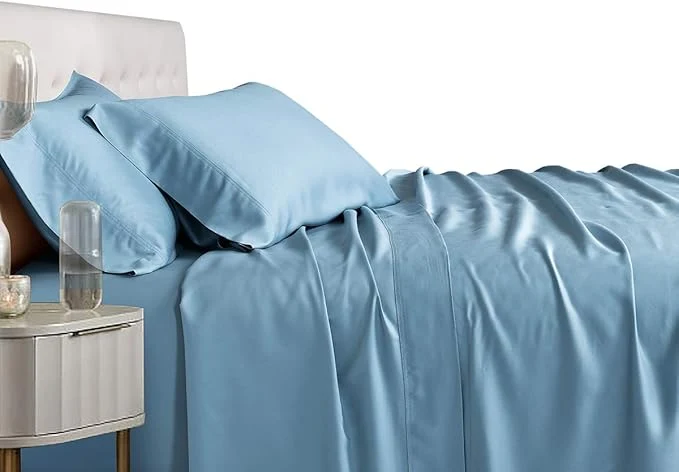 Organic Royal Hotel Bedding Natural Viscose Made from Bamboo Sheets Soft Cooling Relaxed