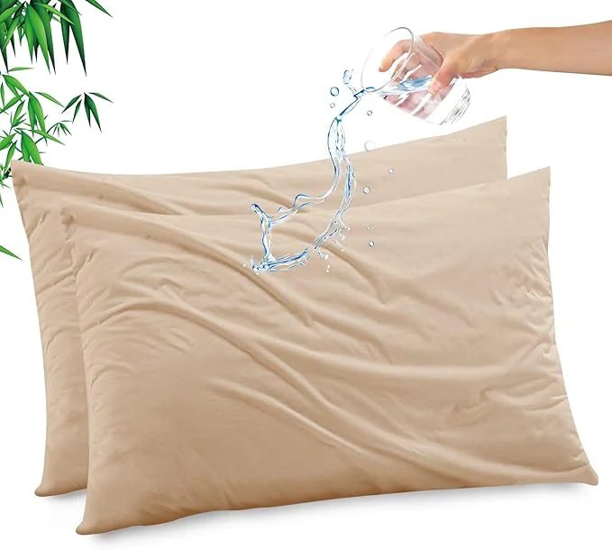 Carefully Designed Gogreen Bamboo Rayon Waterproof Pillow Protector Breathable Pillow Cover Smart
