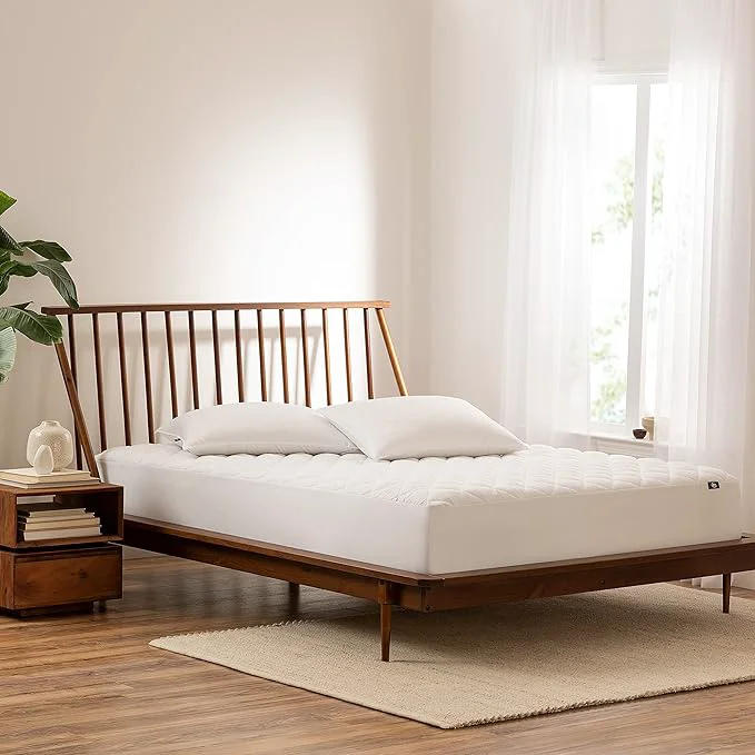 Optimized SERTA Power Clean Triple Action Quilted Soft Waterproof Mattress Pad Protector Specialty