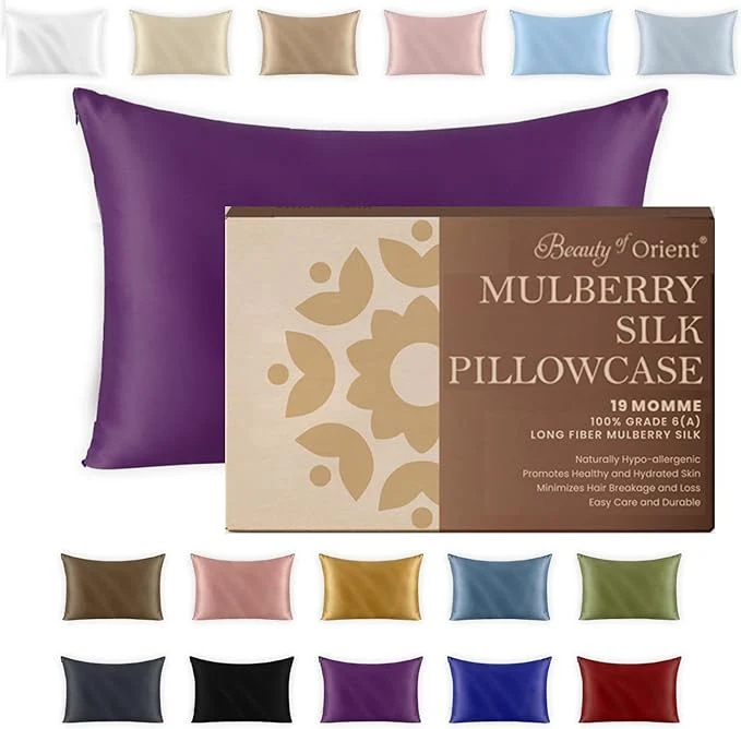 Exclusive 19 Momme Premium Mulberry Silk Pillowcase Exceptional