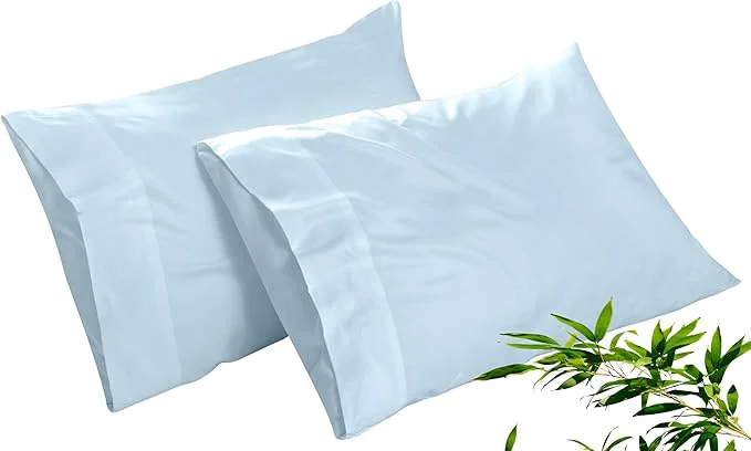 Next-Generation Royale Linen Cooling Pillow Cases Standard Size Set of 2- Rayon Derived Stylish