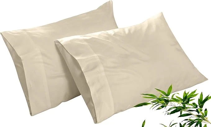 Practical Royale Linens Cooling Pillow Cases Queen Size Set of 2- Rayon Derived from First-Class