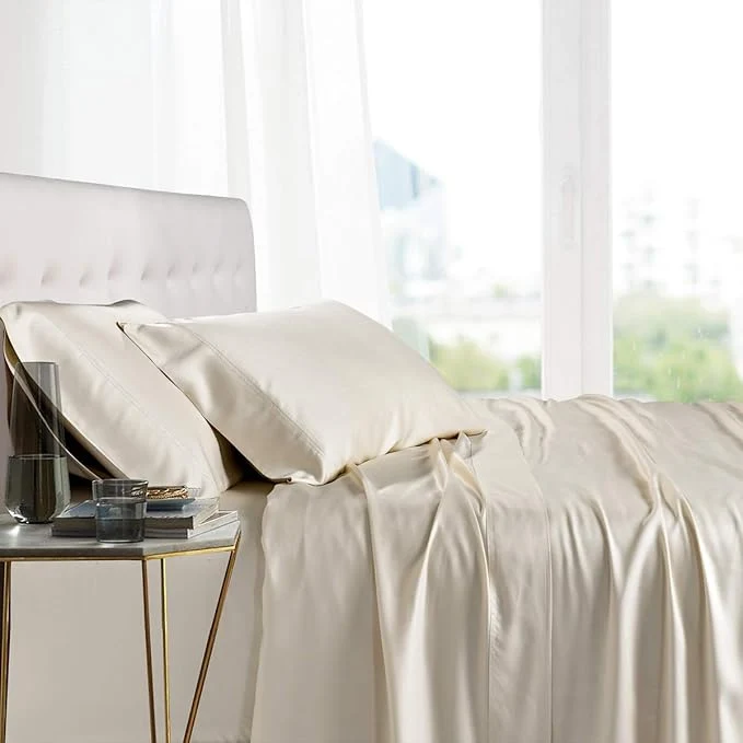 Traditional Royal Hotel Bedding Natural Viscose Made from Bamboo Sheets Soft Cooling Outstanding