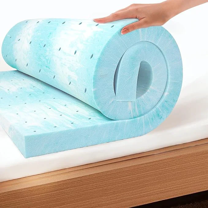 Outstanding EGO Topper 3 Inch Cal King Memory Foam Mattress Topper Cooling Gel Foam User-Friendly