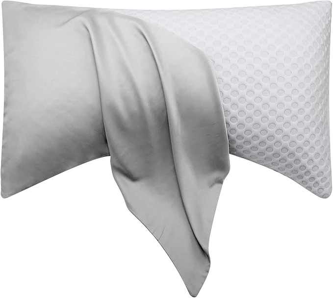 Elegant Curved Crescent Cooling Side Sleeper Pillow Cases Certified