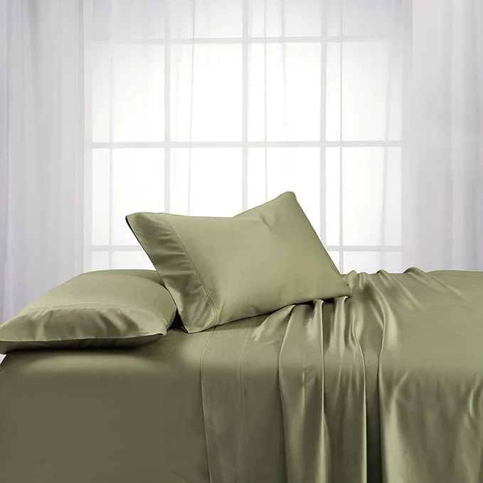 Versatile Royal Hotel Bedding Natural Viscose Made from Bamboo Sheets Soft Cooling Responsible