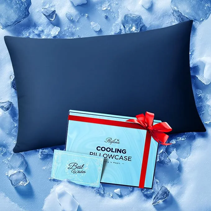 Optimized Ice Cooling Pillowcase for Hot Sleepers Instantly Cool Stays Cold All Night Stylish