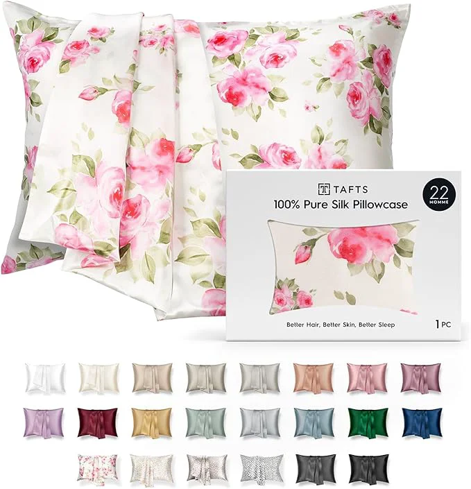 Smooth TAFTS 22mm Pure Mulberry 6A Silk Pillowcase Consistent