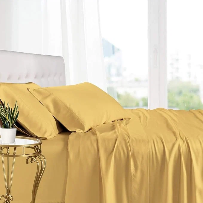 World-Class Royal Hotel Bedding Natural Viscose Made from Bamboo Sheets Soft Cooling Optimized