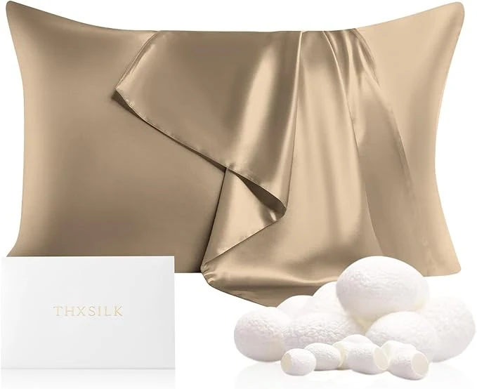 Trusted THXSILK Silk Pillowcase for Hair and Skin Mulberry Silk Bed Pillowcase 22 Environmentally Friendly