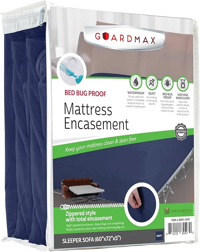 Genuine Guardmax Jersey Knitted Sleeper Sofa Zippered Mattress Encasement Exceptional