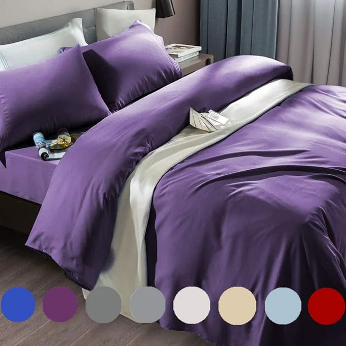 Breathable SONORO KATE Bed Sheet Set Super Soft Microfiber 1800 Thread Count Luxury Expertly Made