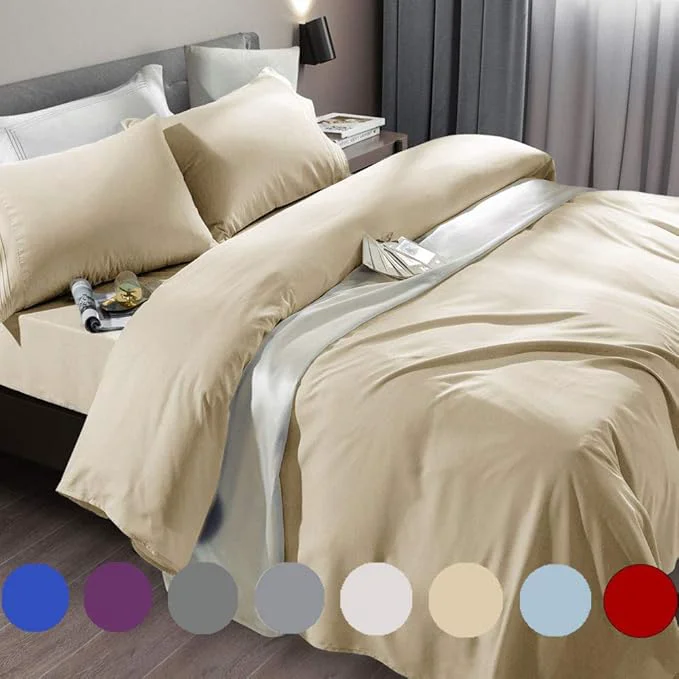 Fast SONORO KATE Bed Sheet Set Super Soft Microfiber 1800 Thread Count Luxury Selected
