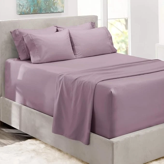 Advanced Hearth Harbor Bed Sheets Luxury Soft 6 Piece Bed Sheet Set Extra Deep Pocket Genuine