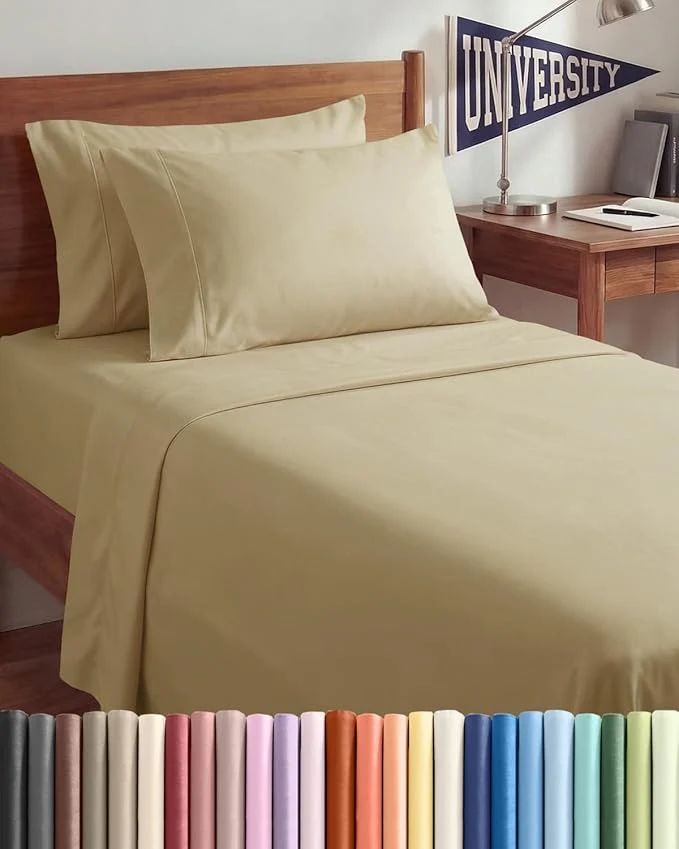 Optimized Twin XL 4 Piece Sheet Set Excellent