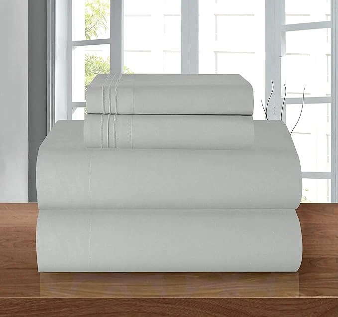 Healthy Elegant Comfort Luxury 1500 Premium Hotel Quality Microfiber 4-Piece Sheet Set High-Performance