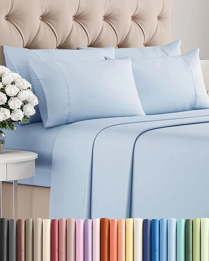 Efficient Cal King 6 Piece Sheet Set Classic
