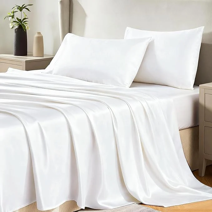 Sophisticated CozyLux Satin Sheets Twin XL Sheets Outstanding
