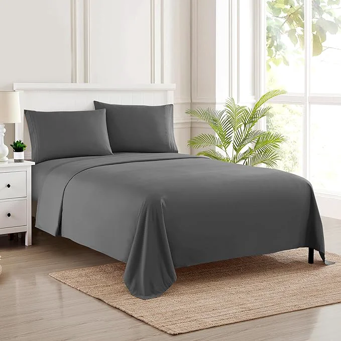 Carefully Designed Twin Sheets – Breathable Luxury Sheets – 1800 Supreme Collection Extra Soft Lightweight