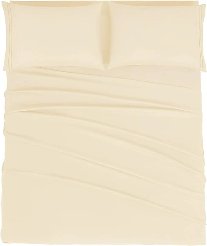 Traditional Mejoroom Queen Size Sheet Set Easy-to-Use