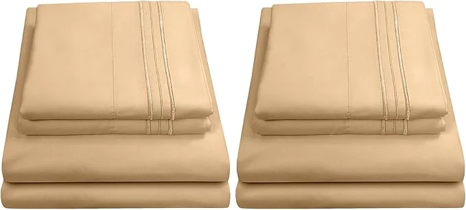 Easy-to-Use Twin Sheets – Breathable Luxury Sheets – 1800 Supreme Collection Extra Soft Excellent