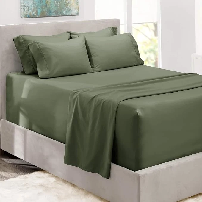 Convenient Hearth Harbor Bed Sheets Luxury Soft 6 Piece Bed Sheet Set Extra Deep Pocket Sophisticated