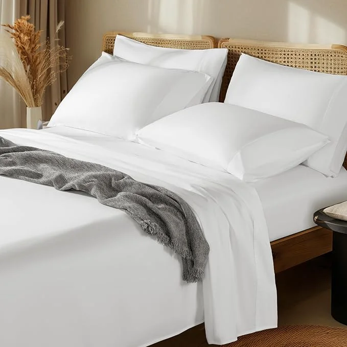 Proven LBRO2M 1000 Thread Count Egyptian Cotton Sheets Set 6 Piece Sets Queen Bed First-Class