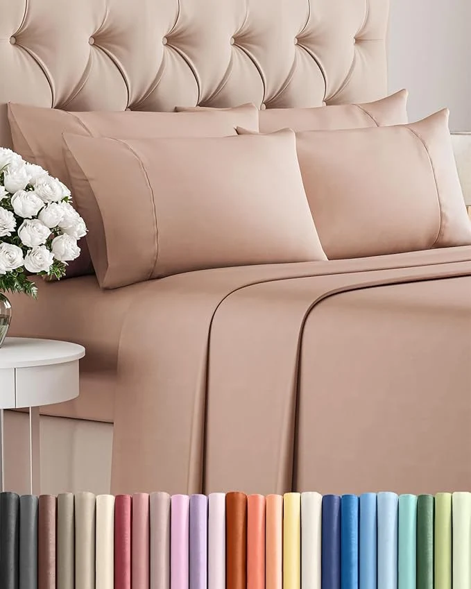 Fine Crafted Cal King 6 Piece Sheet Set Environmentally Friendly