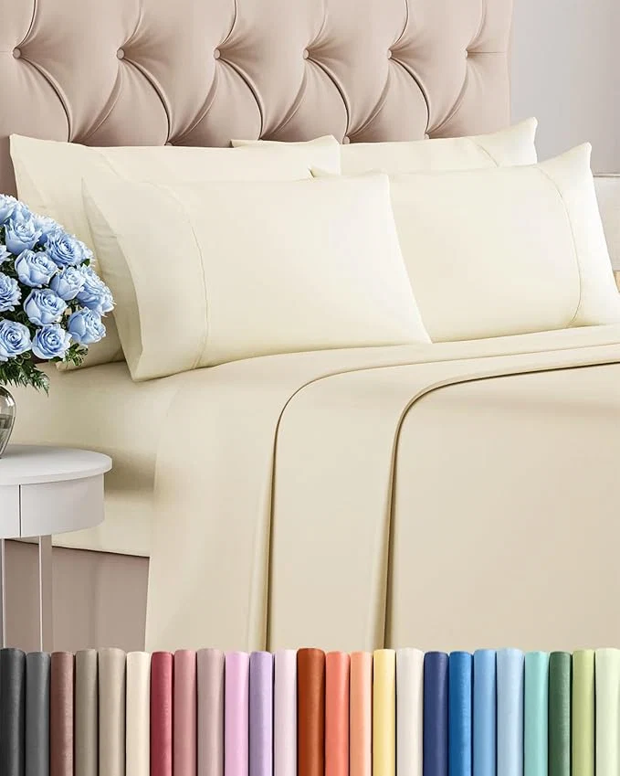 User-Friendly Cal King 6 Piece Sheet Set Versatile