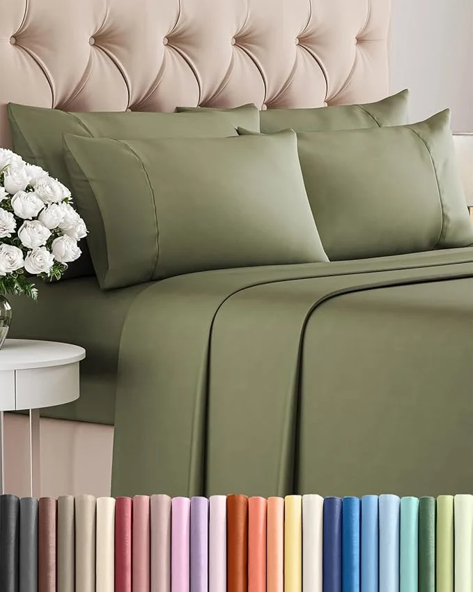 Exceptional Queen 6 Piece Sheet Set Excellent