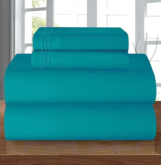 Elegant Comfort Luxury 1500 Premium Hotel Quality Microfiber 4-Piece Sheet Set High-End