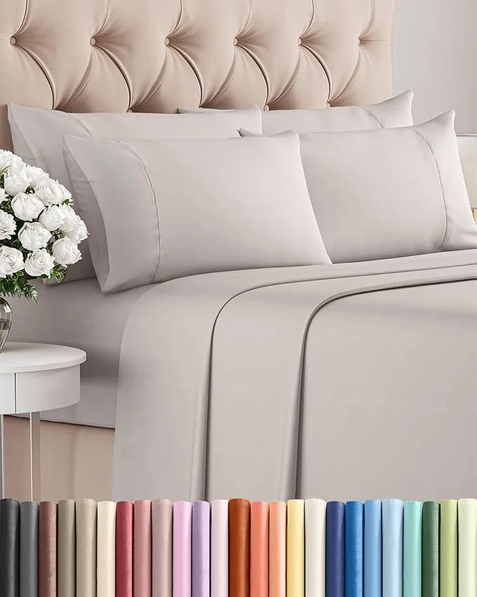 Fine Crafted Queen 6 Piece Sheet Set Reusable