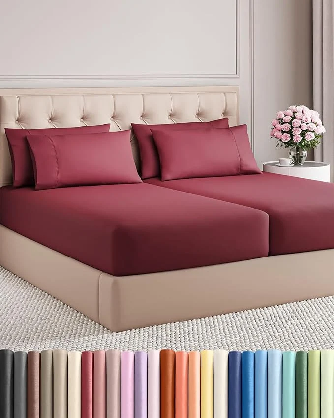 Practical Split King 7 Piece Sheet Set Outstanding