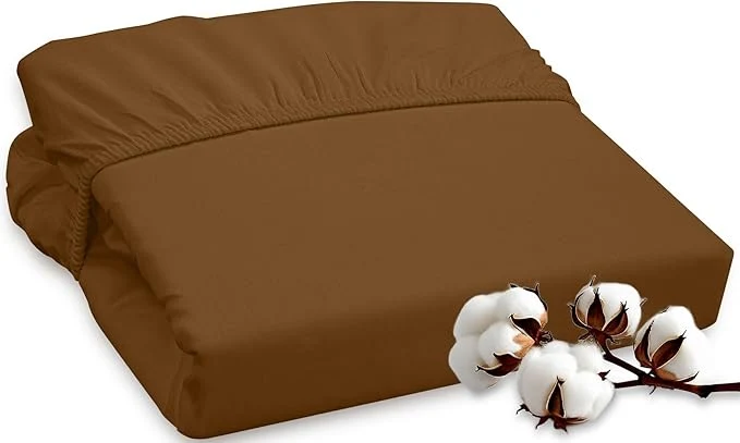Powerful ROYALE LINENS 300 Thread Count Long Staple Combed Cotton Fitted Sheet Twin Green