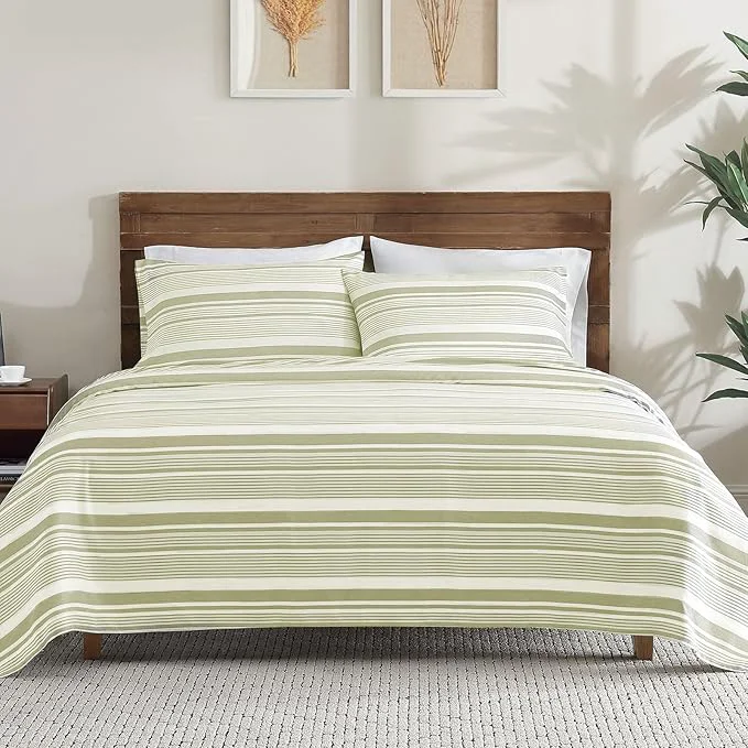 Dependable ClevaHome Classic Stripe Sheet Set Outstanding