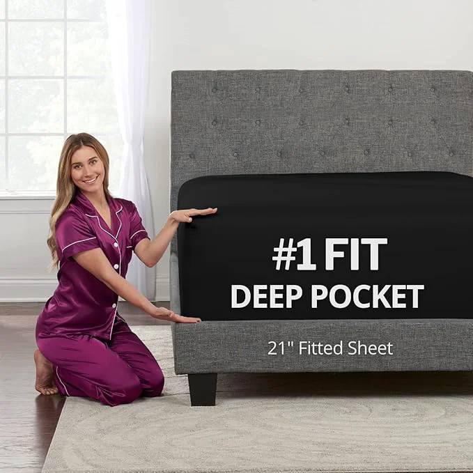 Original Deep Pocket Full Size Deep Fitted Sheet Proven