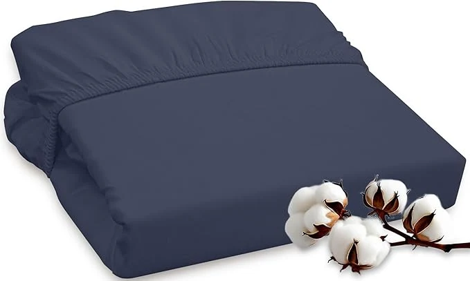 Superior ROYALE LINENS 300 Thread Count Long Staple Combed Cotton Fitted Sheet Twin Quality