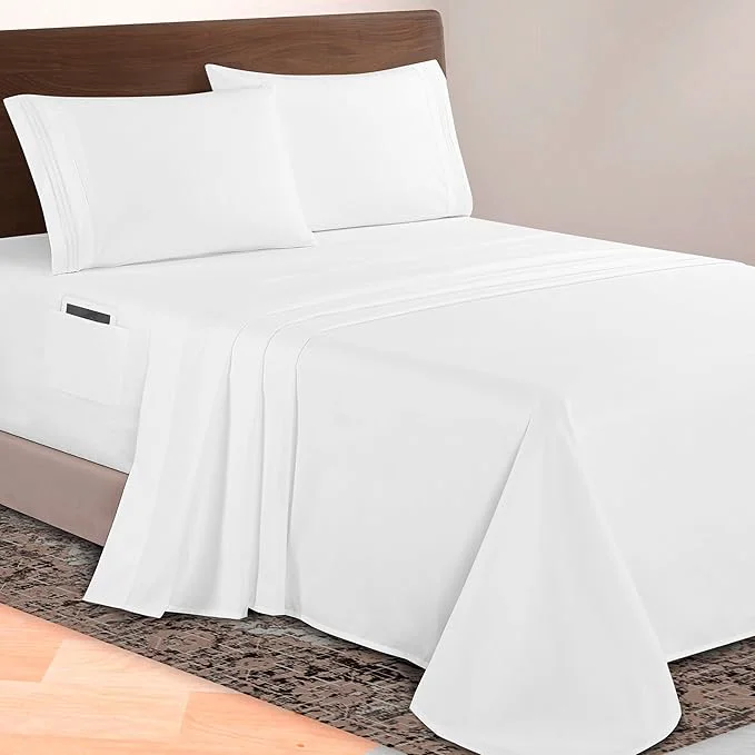 Artisan Elegant Comfort Luxurious 1500 Premium Hotel Quality Microfiber 4-Piece Sheet Smart