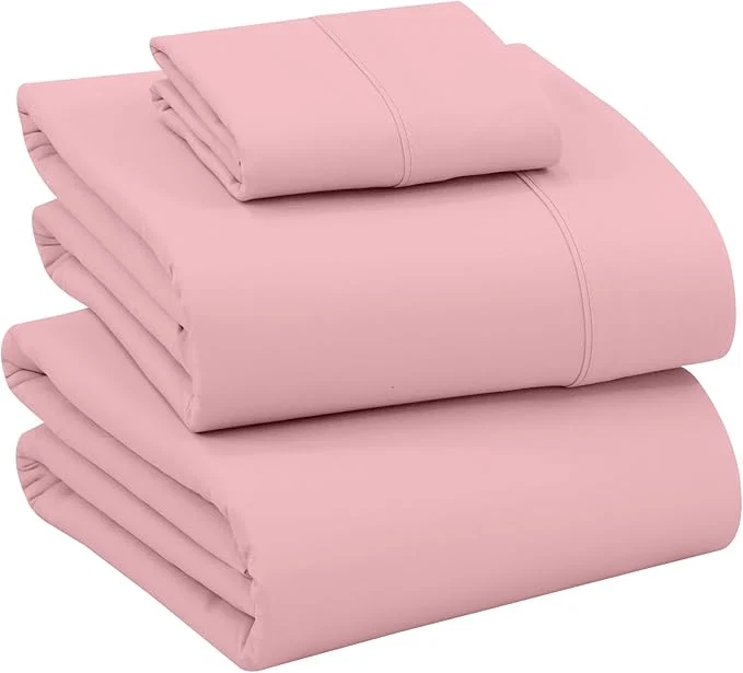 Fast RUVANTI Cotton Sheets – Twin Size Percale Bedding Cooling Breathable Stylish