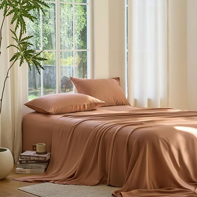 Certified DOZ Sheet Set Viscose derived from Bamboo Organically Grown Buttery Soft High-Quality
