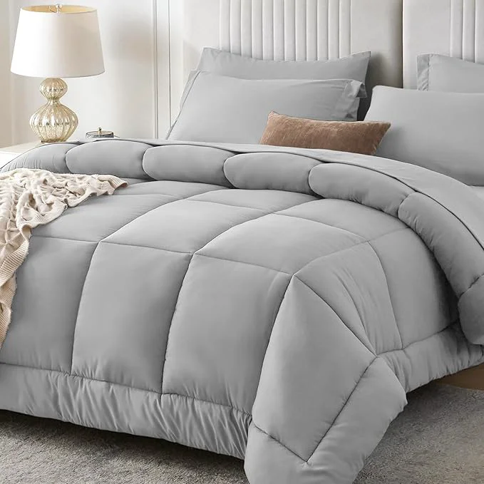 Efficient Sasttie Twin Comforter Set 5 Pieces Bed in a Bag Twin Complete Bedding Set Official