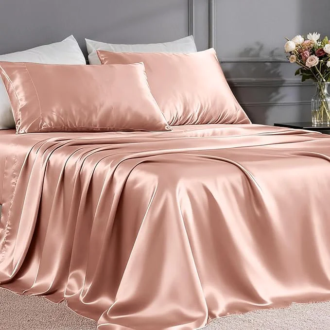 Long-Lasting FreshCulture Satin Sheets Full Size Trusted