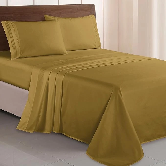 Organic Elegant Comfort Luxurious 1500 Premium Hotel Quality Microfiber Three Line Classic