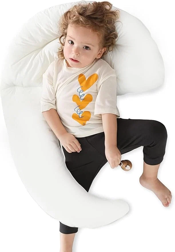 Pure Choc chick Curve Long Toddler Kids Body Pillow Professional