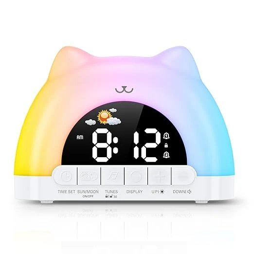 High-End Kids Alarm Clock Wake Up Clock Eco-Friendly