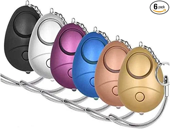 Practical KOSIN Personal Safety Alarm 6 Pack 140DB Personal Security Alarm Keychain Eco-Friendly