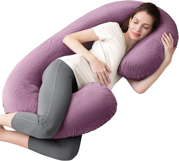 Exclusive 1 MIDDLE ONE Pregnancy Pillow C Shaped Full Body Pregnant Women Sleeping Pillow Durable
