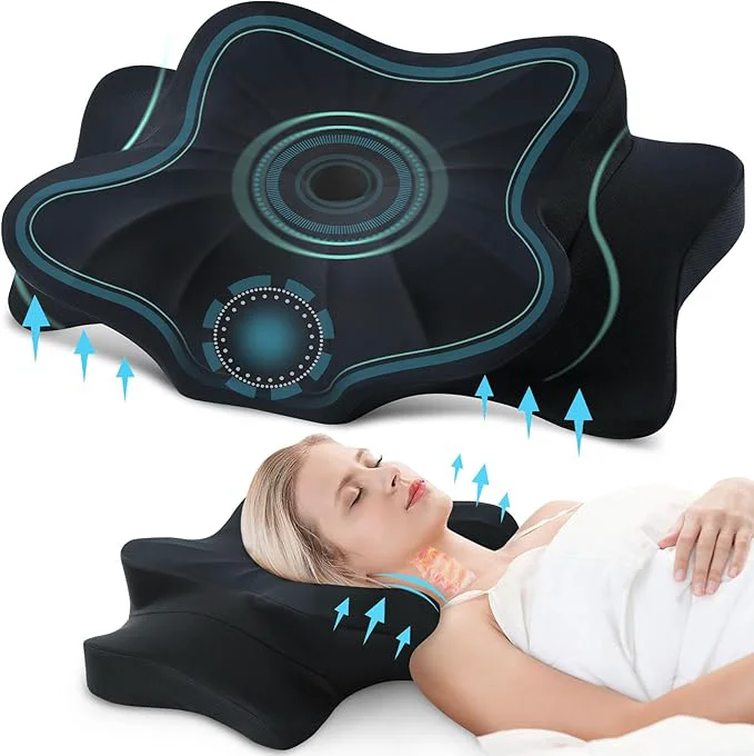 Authentic DONAMA Cervical Pillow for Neck and Shoulder Contour Memory Foam Pillow High-Quality